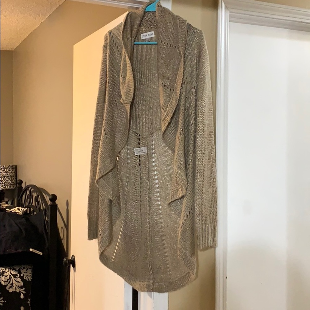 Taupe cardigan